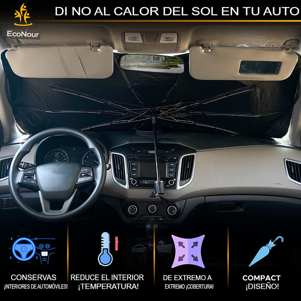 🚗 Sombrilla plegable para carro 🚗